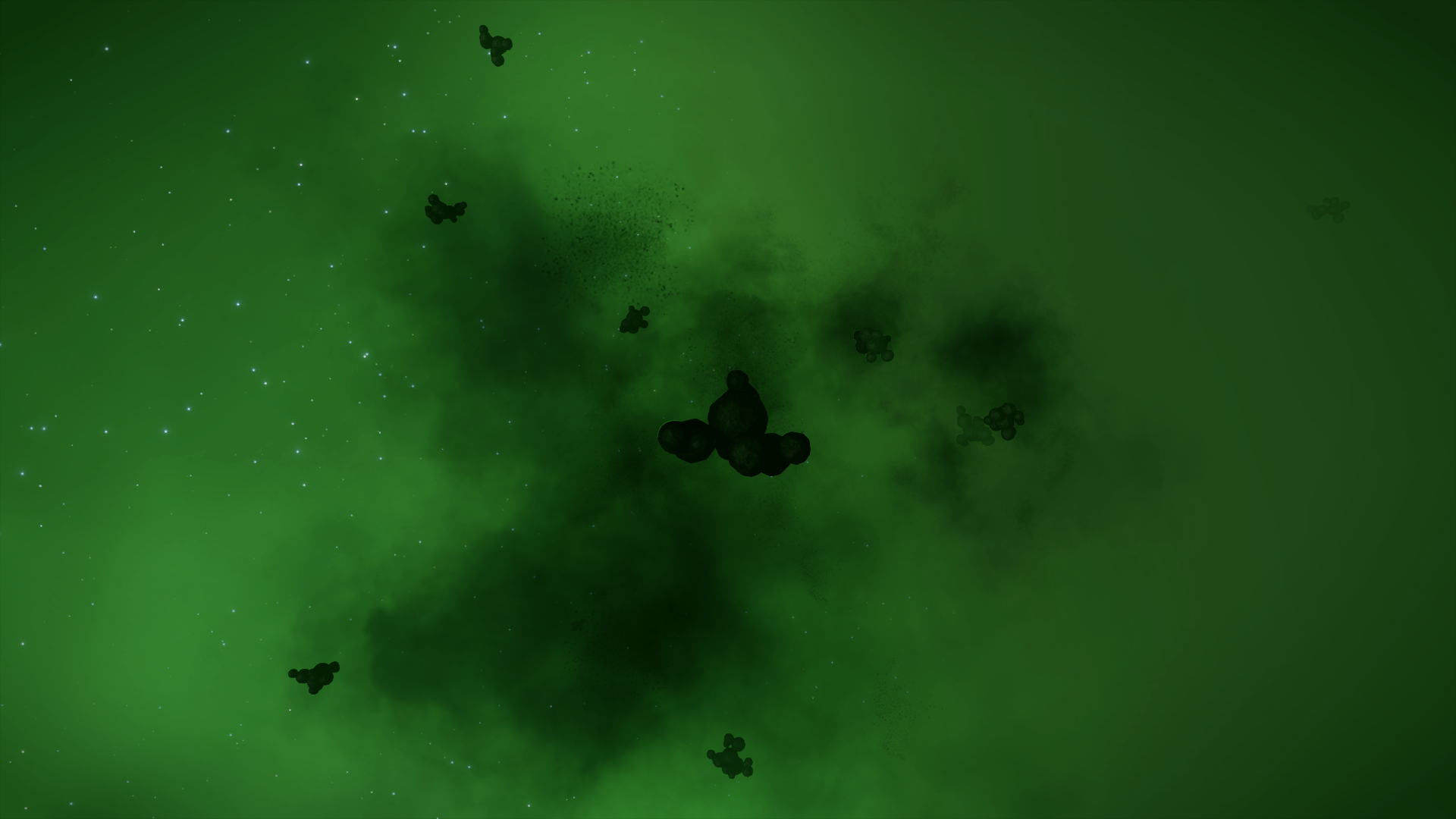 Spheres in the Green Cloud